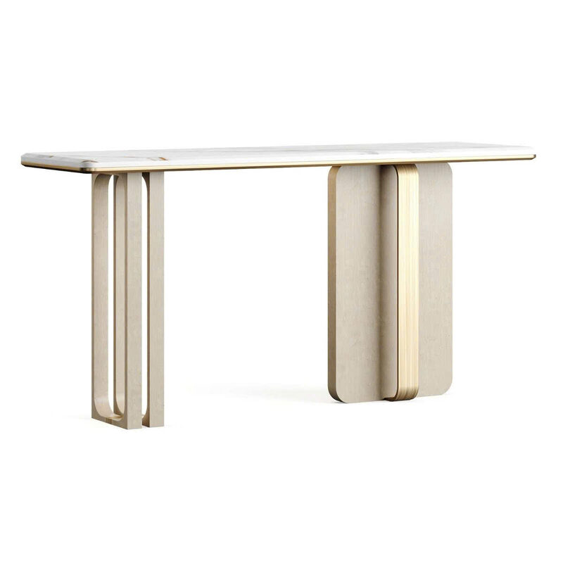 Khung chân kệ console inox mạ PVD